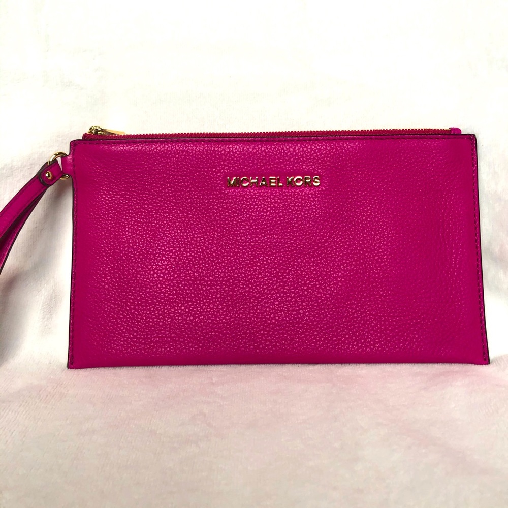 MICHAEL KORS Hot Pink Clutch
